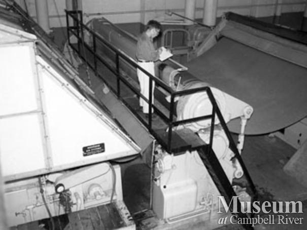 Paper machines at Elk Falls Mill