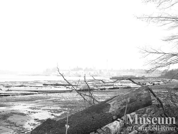 View of Elk Falls Mill at Duncan Bay