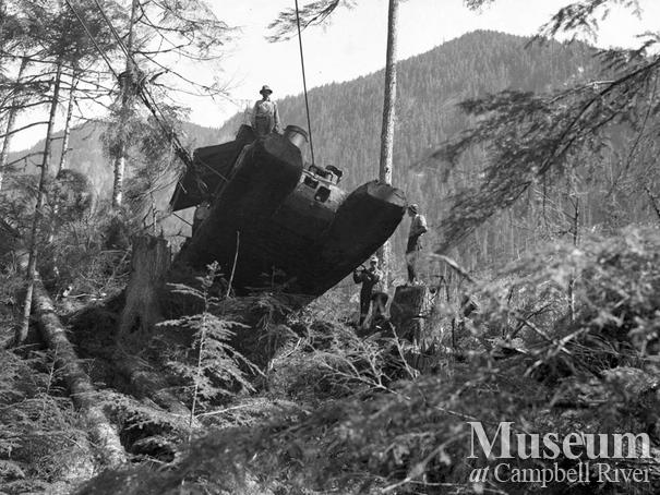 Dot Logging Co. at Knight Inlet