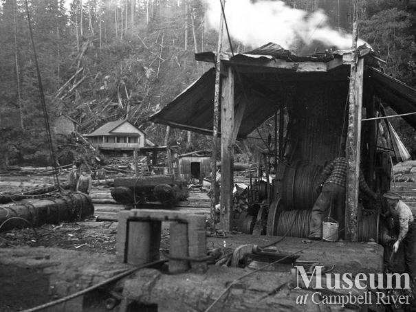 Dot Logging Co at Knight Inlet Campbell River Museum Online Gallery