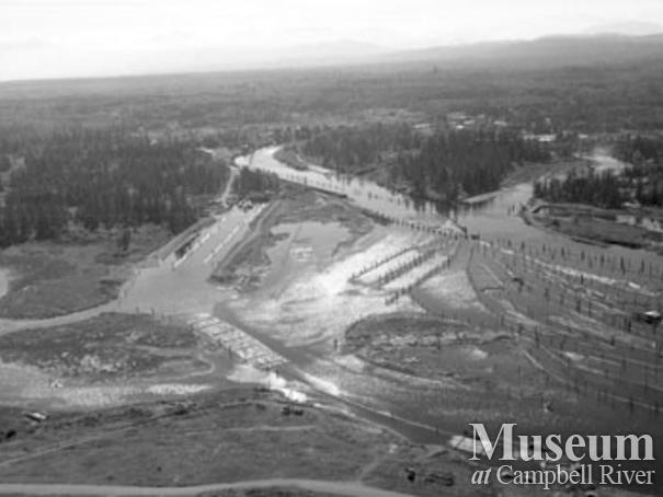 Aerial Panorama of Campbell River