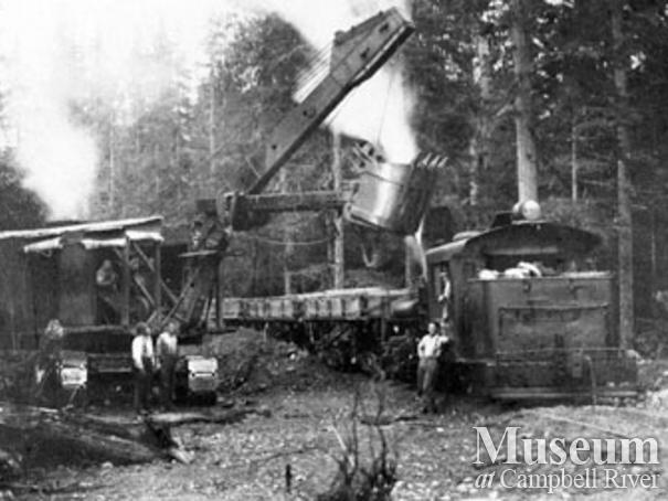 Logging at Port Neville