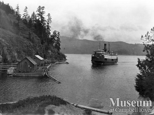 Hasting co. wharf at Rock Bay