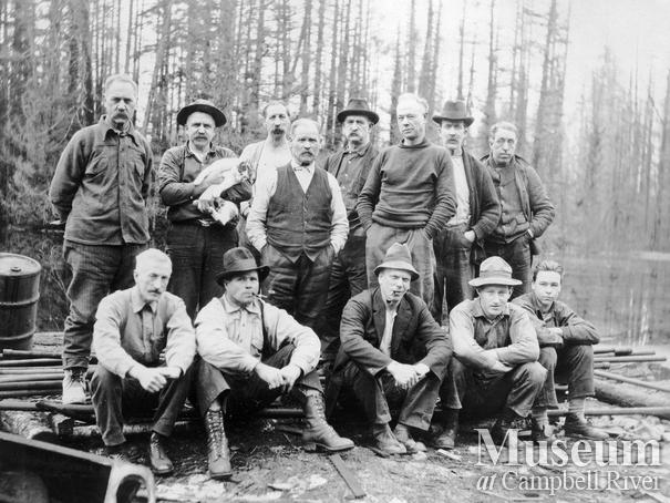 Hasting Co. crew at Rock Bay operations