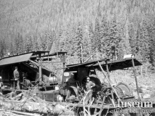 A converted steam donkey