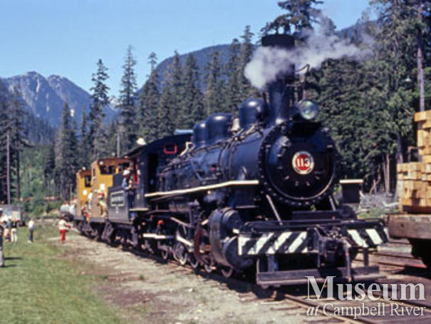 Canadian Forest Products locomotive