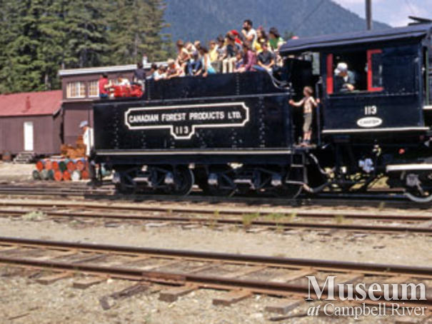 Canadian Forest Products locomotive