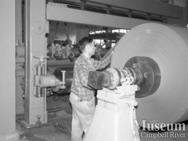 Elk Falls Mill paper machine #2