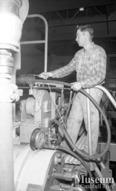 Elk Falls Mill paper machine #2