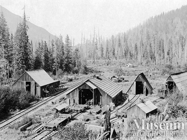 Hasting co. camp near Rock Bay