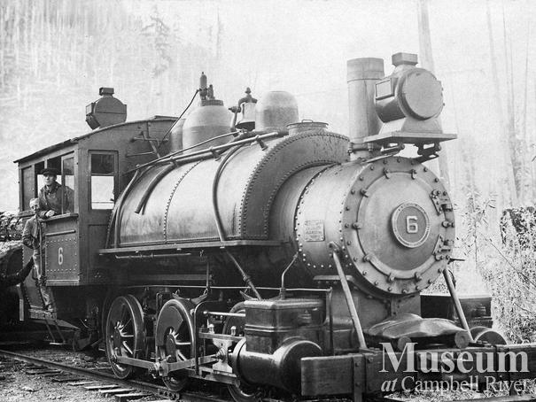 Hastings co. locomotive Rock Bay area