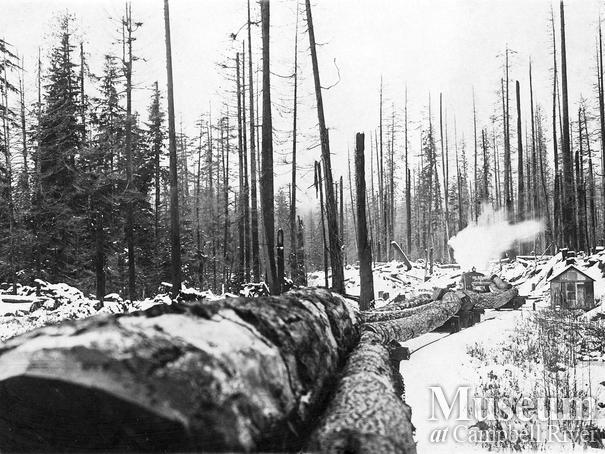 Hastings co. locomotive Rock Bay area