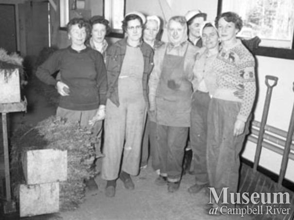 Crew at Campbell River Nursery