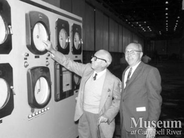 Elk Falls Mill paper making
