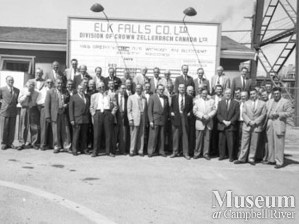 Elk Falls Mill paper making