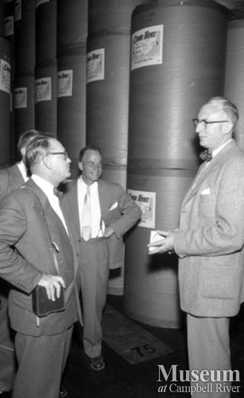 Elk Falls Mill paper making