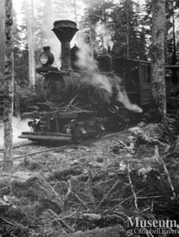 Wilson and Brady locomotive Quadra Island