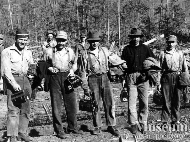 Elk River Timber co. crew