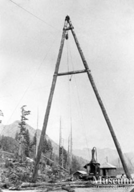 Deep Bay Lake, A-frame and donkey