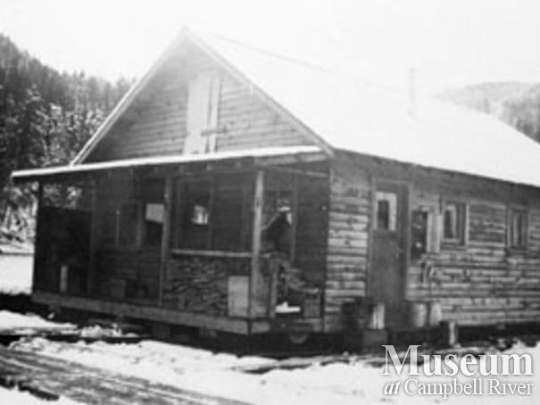 Schoolhouse at Gildersleeve logging camp