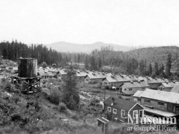 Elk River Timber Co. camp bunkhouses at Camp 8
