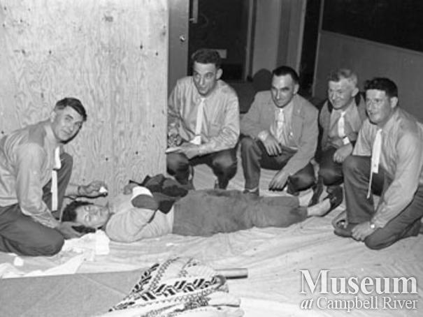 Elk Falls Mill first aid team