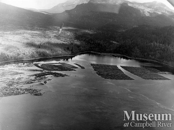 Aerial view of Menzie's Bay