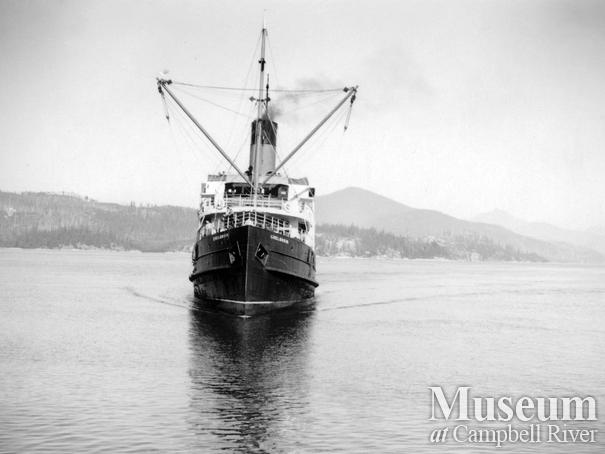 The Union Steamship 'Chelosin' at Rock Bay