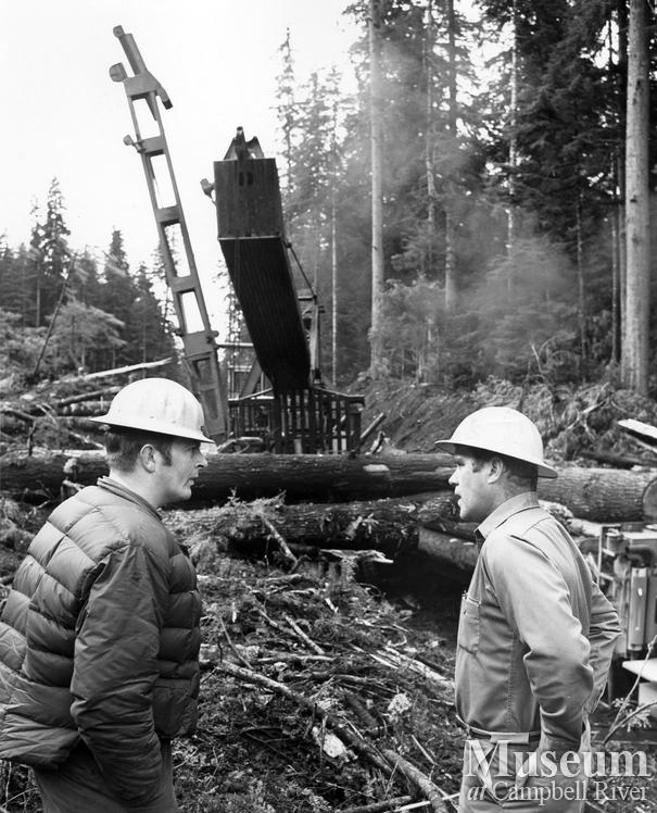 Yarder at MacMillan Bloedel operations